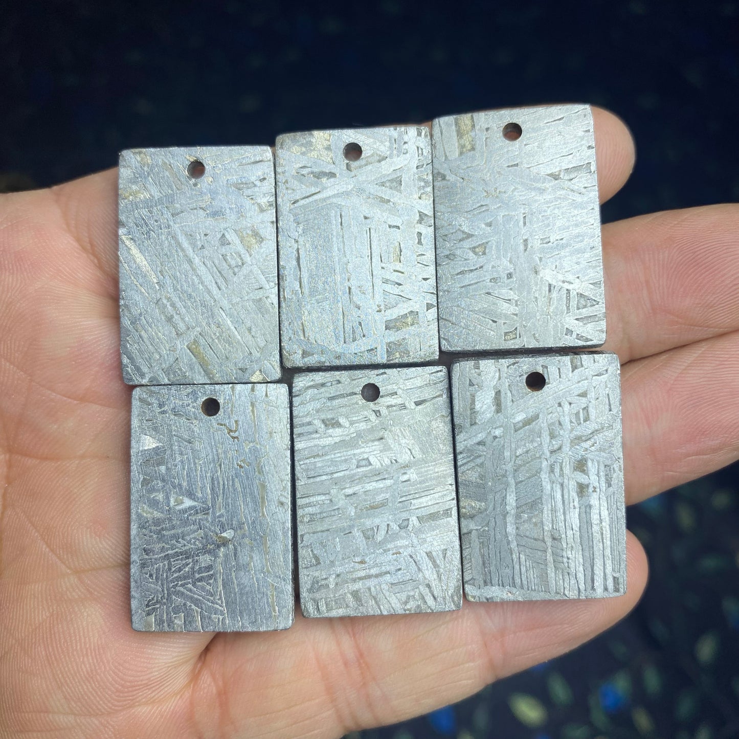 Iron meteorite Natural carving pendant