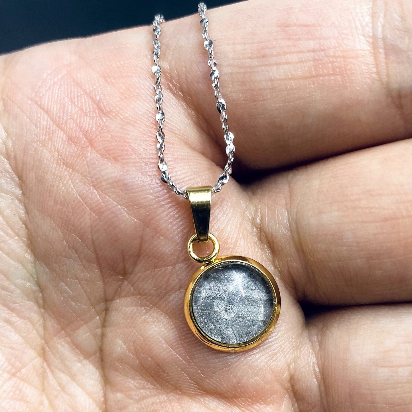 Unique Aletai Iron Meteorite Pendant, 925 Sterling Silver Necklace, bracelet,gift , Fashionable and Affordable Cosmic Elegance