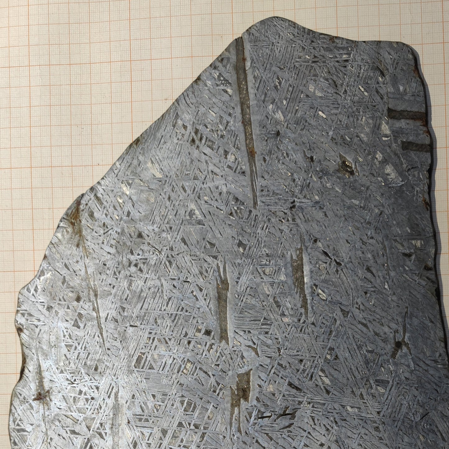 Aletai Iron meteorite Specimen For Collection, Meteorite Slice, Meteorite Block 1704g