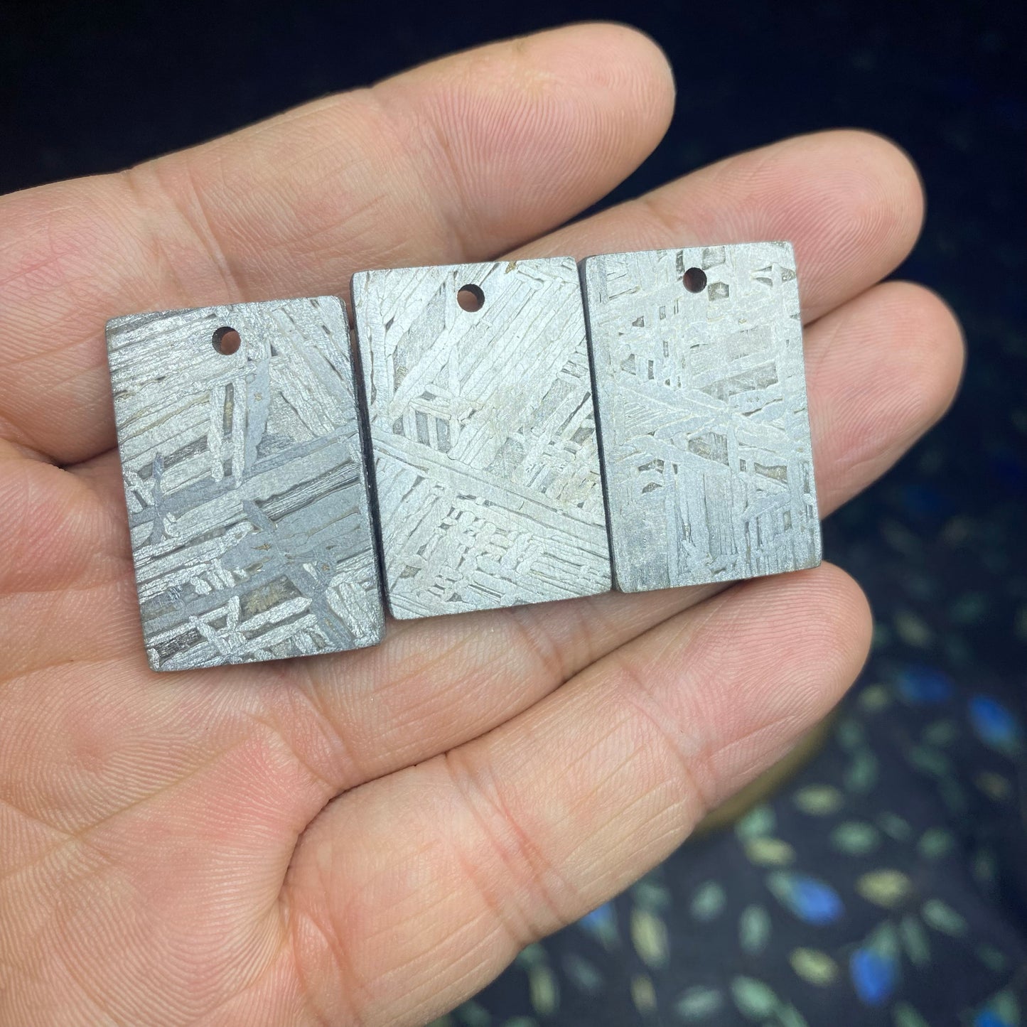 Iron meteorite Natural carving pendant