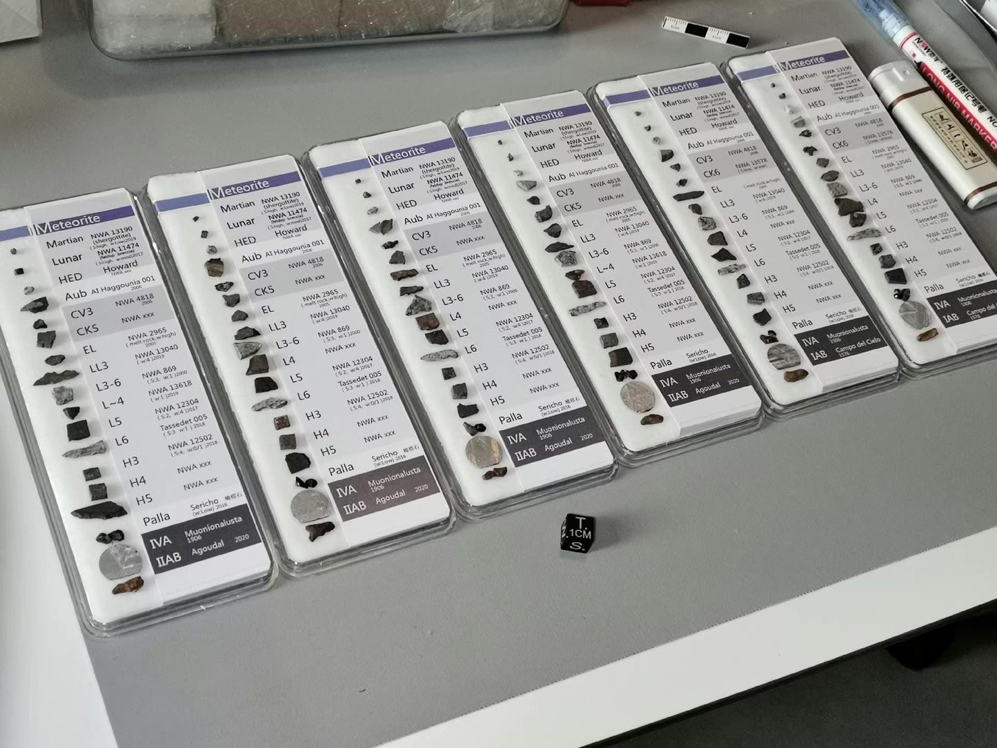 18pcs Meteorite Set Meteorites collection, NWA chondrite, Munionalusta, set of meteorites gift for universe lovers