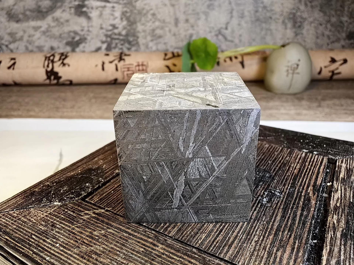 4.6 Billion Years Ago Muonionalusta meteorite/Meteorite cube/Muonionalusta Cube/High-Quality Meteorite/Meteorite Fragment 203 grams