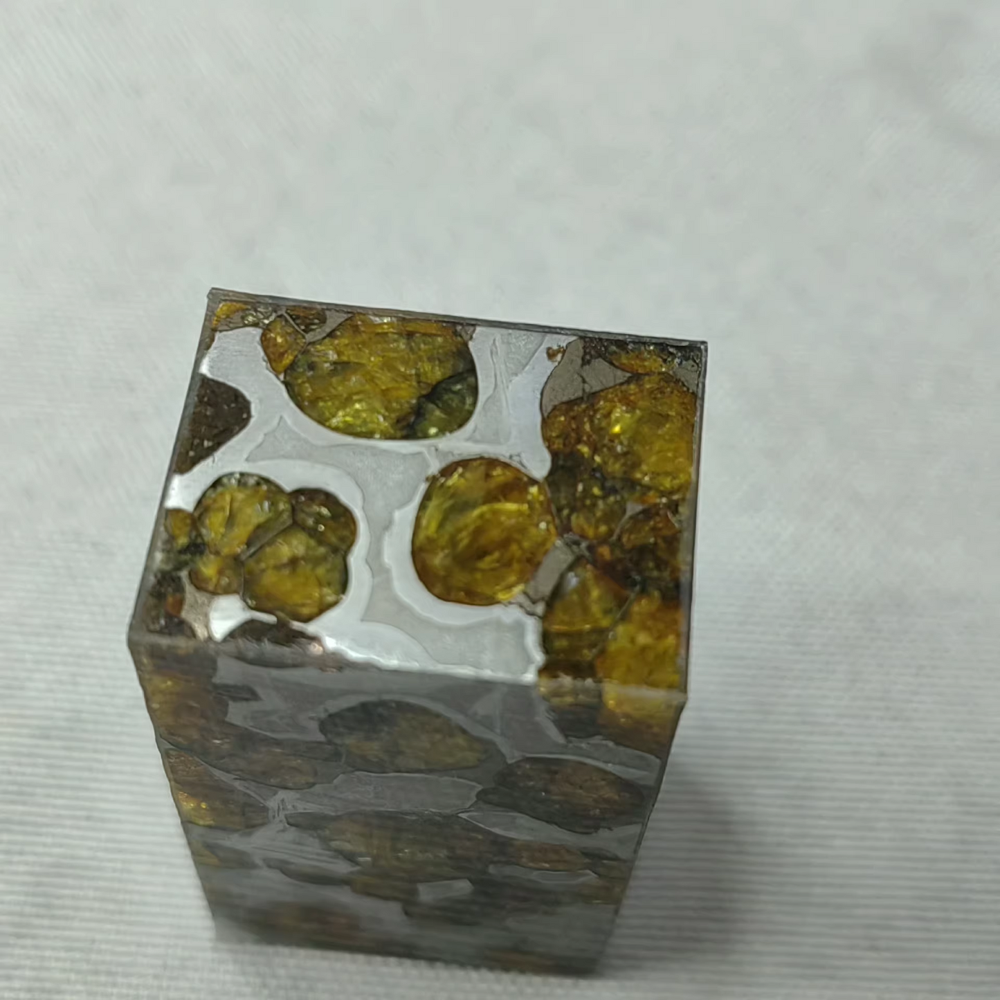 High Quality Large Olive Brenham Pallasite/Meteorite Pendant/Brenham Chuck/Pallasite/Meteorite Collection