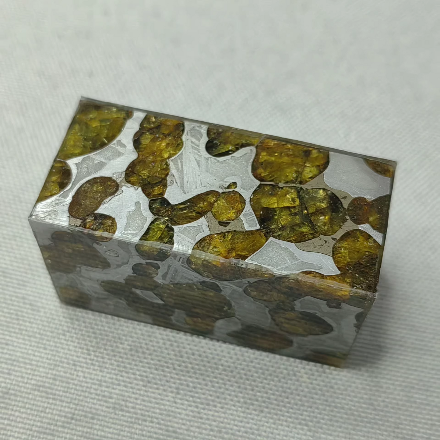 High Quality Large Olive Brenham Pallasite/Meteorite Pendant/Brenham Chuck/Pallasite/Meteorite Collection