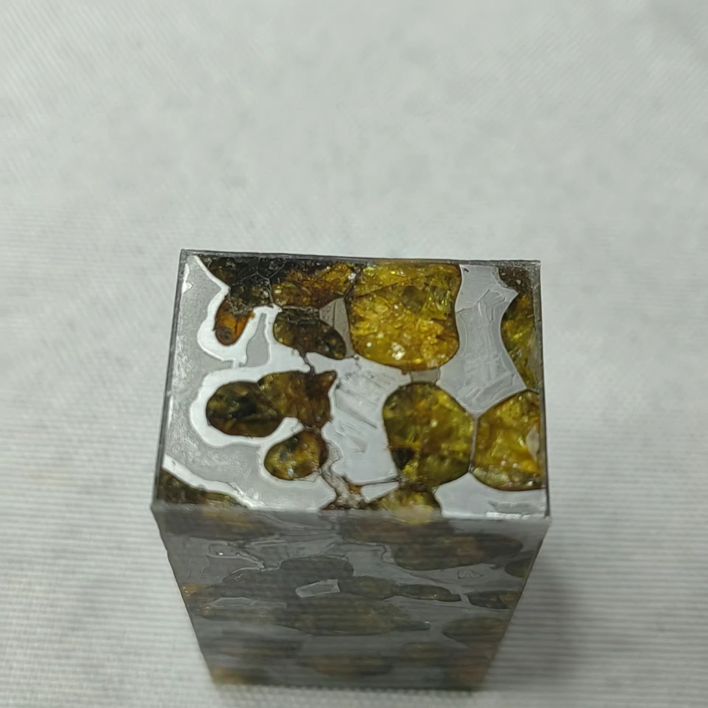 High Quality Large Olive Brenham Pallasite/Meteorite Pendant/Brenham Chuck/Pallasite/Meteorite Collection