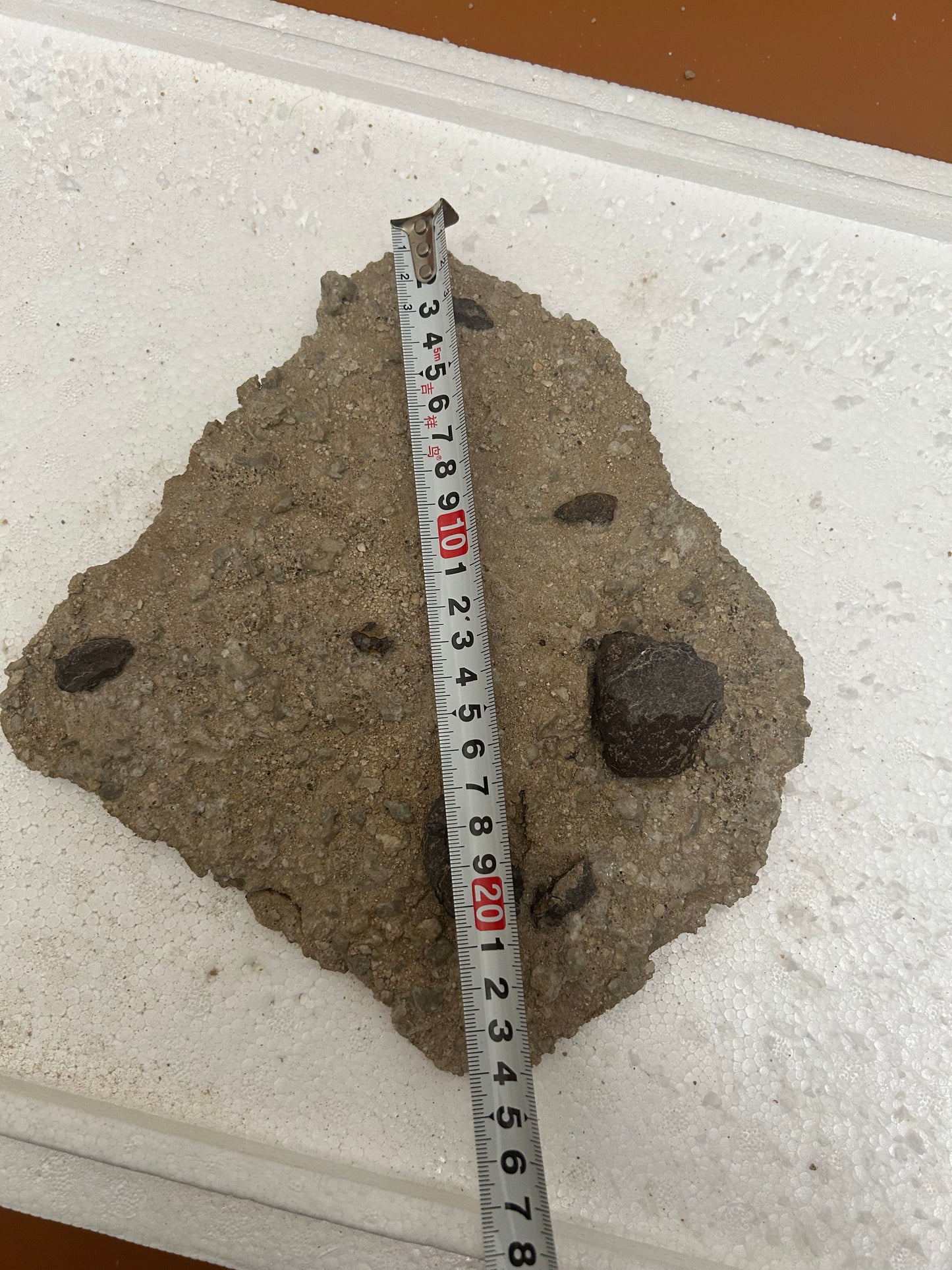 Authentic Meteorite Scatter Field Sandbox Display Specimen, Meteorite Crater from Qinghai, China