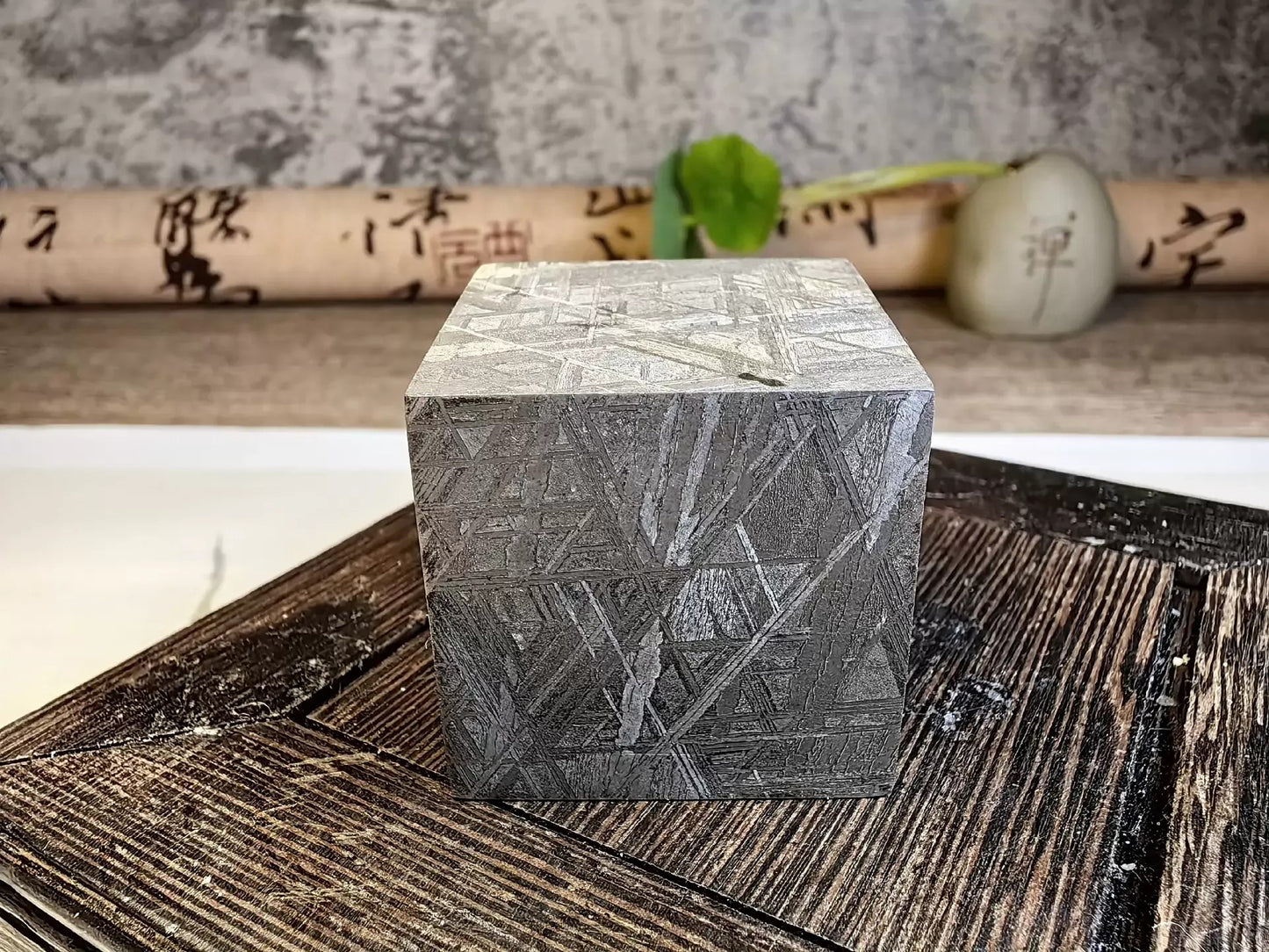 Cubo de meteorito Muonionalusta permitido, cubo perfecto