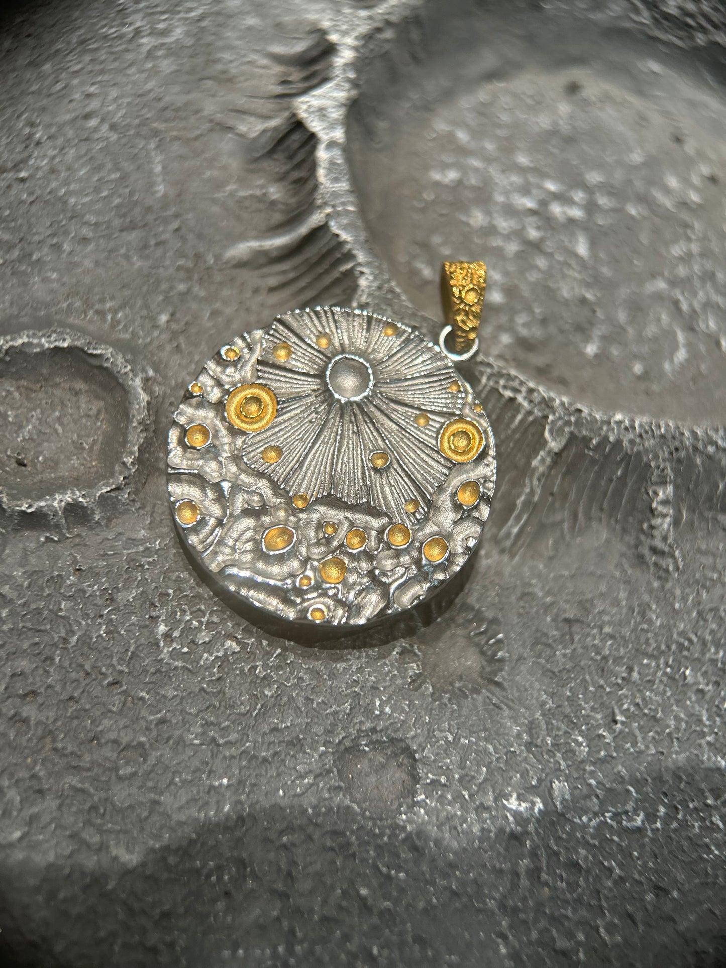 Sericho Pallasite meteorite pendant jewelry necklace