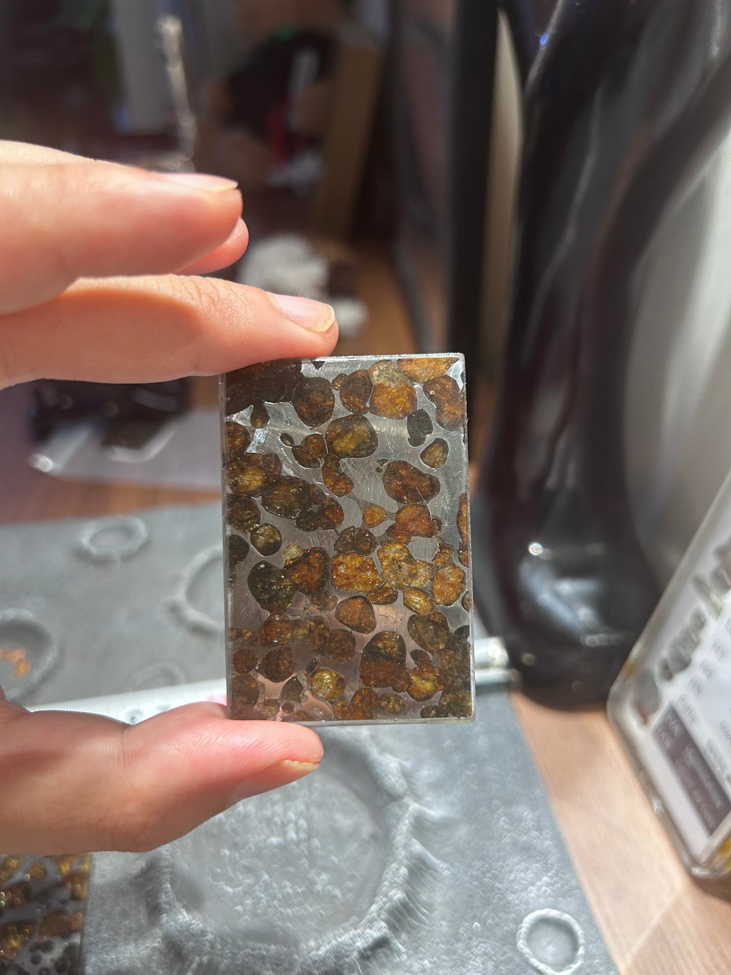 Sericho Pallasite/Meteorite Pendant/Pallasite Pendant/Pallasite/Meteorite Accessories