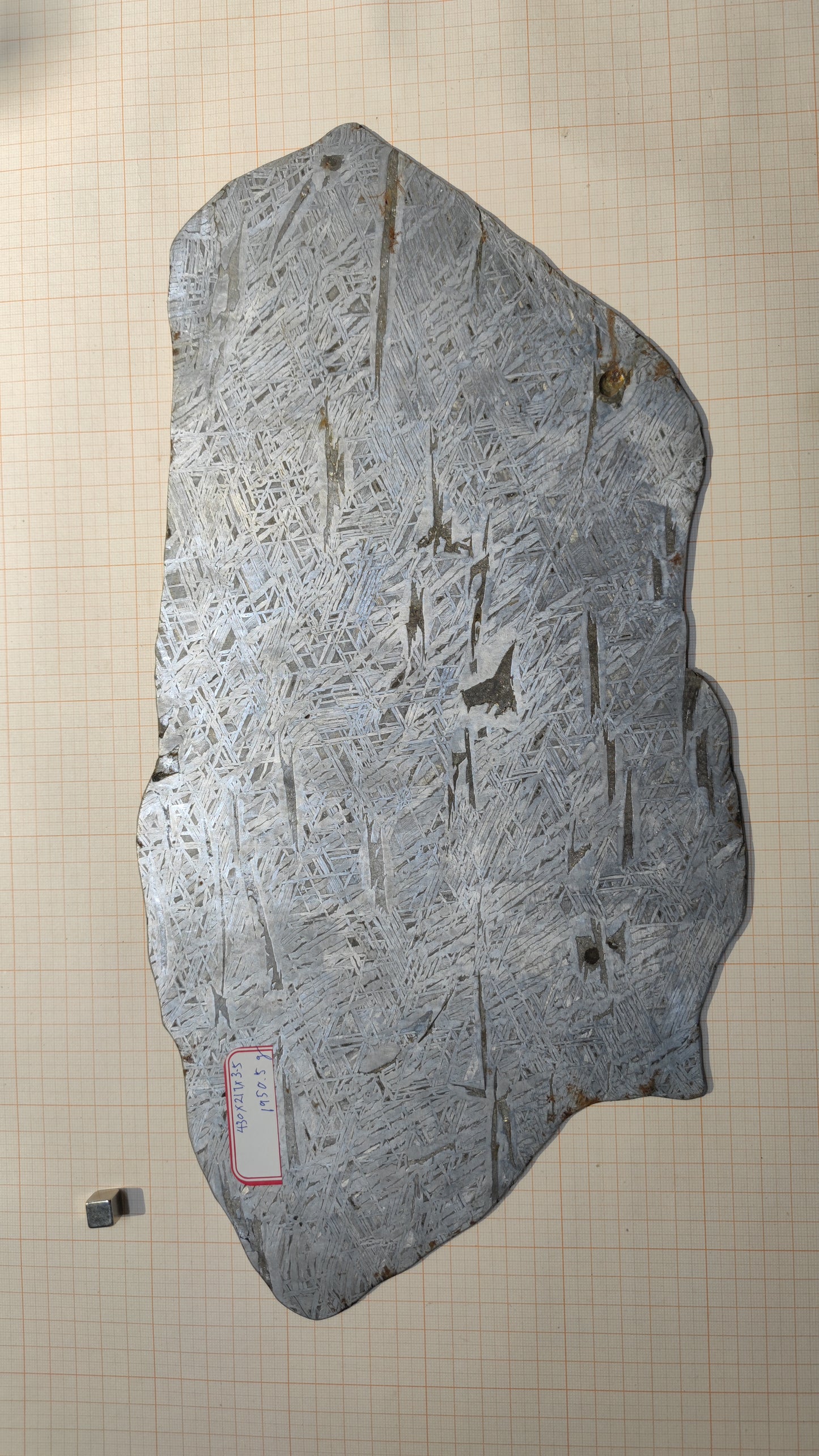 1950g Altai Iron meteorite/Meteorite Specimen/Meteorite Slice/Meteorite Stone/Crystal Meteorite/Meteorite Chips/Meteorite Fragment