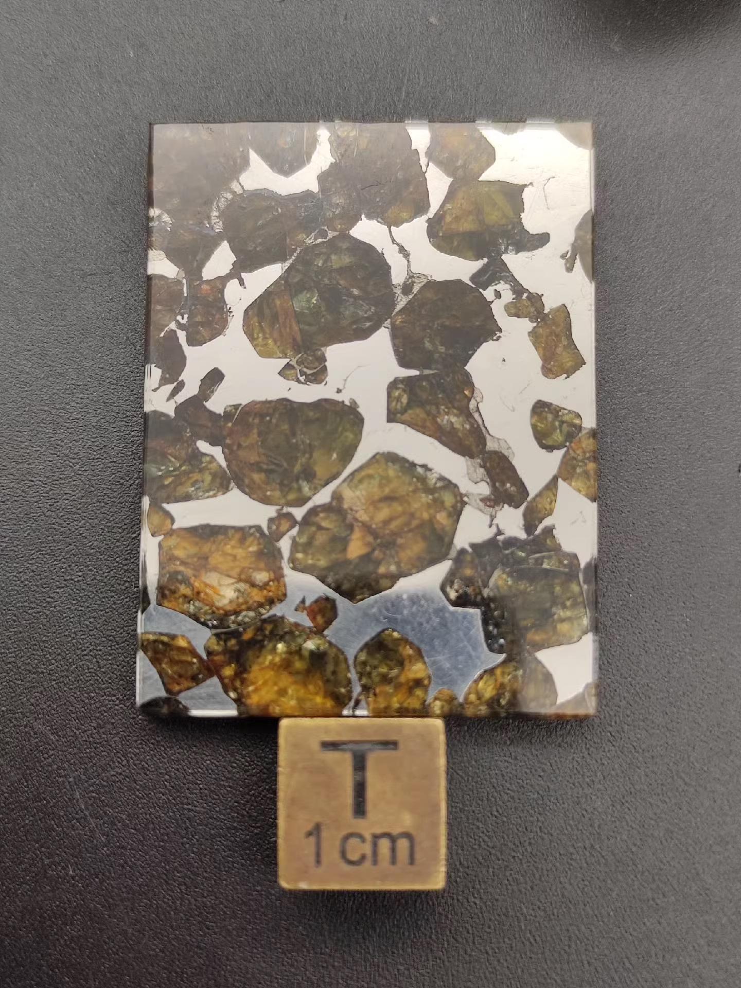 High Olive Seymchan Pallasite/Meteorite Pendant/Pallasite Pendant/Pallasite/Meteorite Accessories 14grams