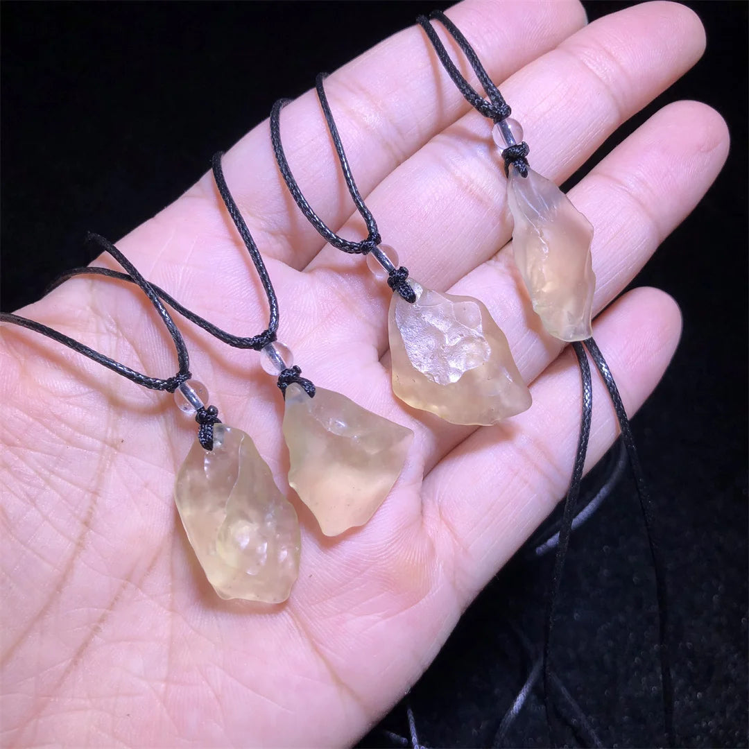 High End Libyan Desert Glass Scarab Talisman: A 29-Million-Year Cosmic Gift