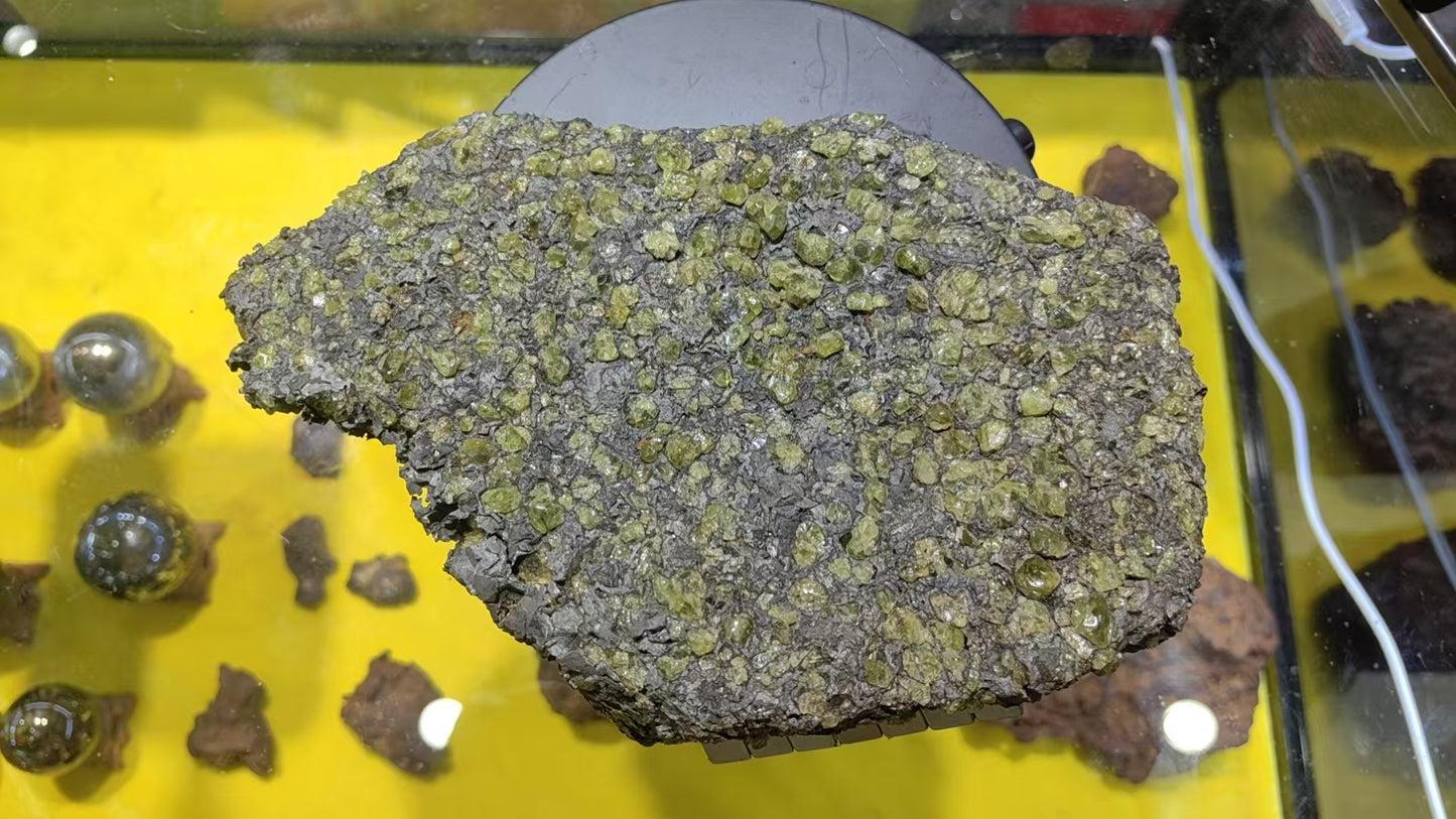 Craft-etched Seymchan Main Group Pallasite (Surface Find), 2205g | Etching technique record