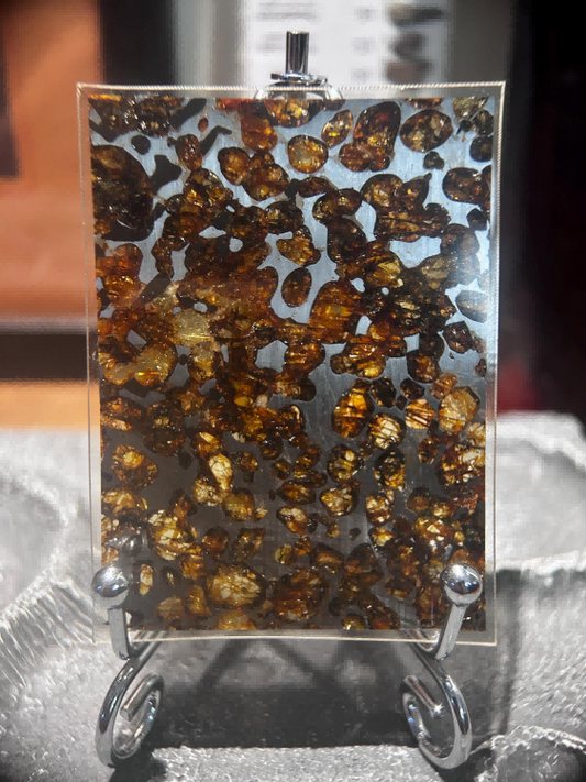 6x8cm Large Sericho Pallasite/Meteorite Pendant/Pallasite Pendant/Pallasite/Pallasite Ornament/Meteorite Accessories