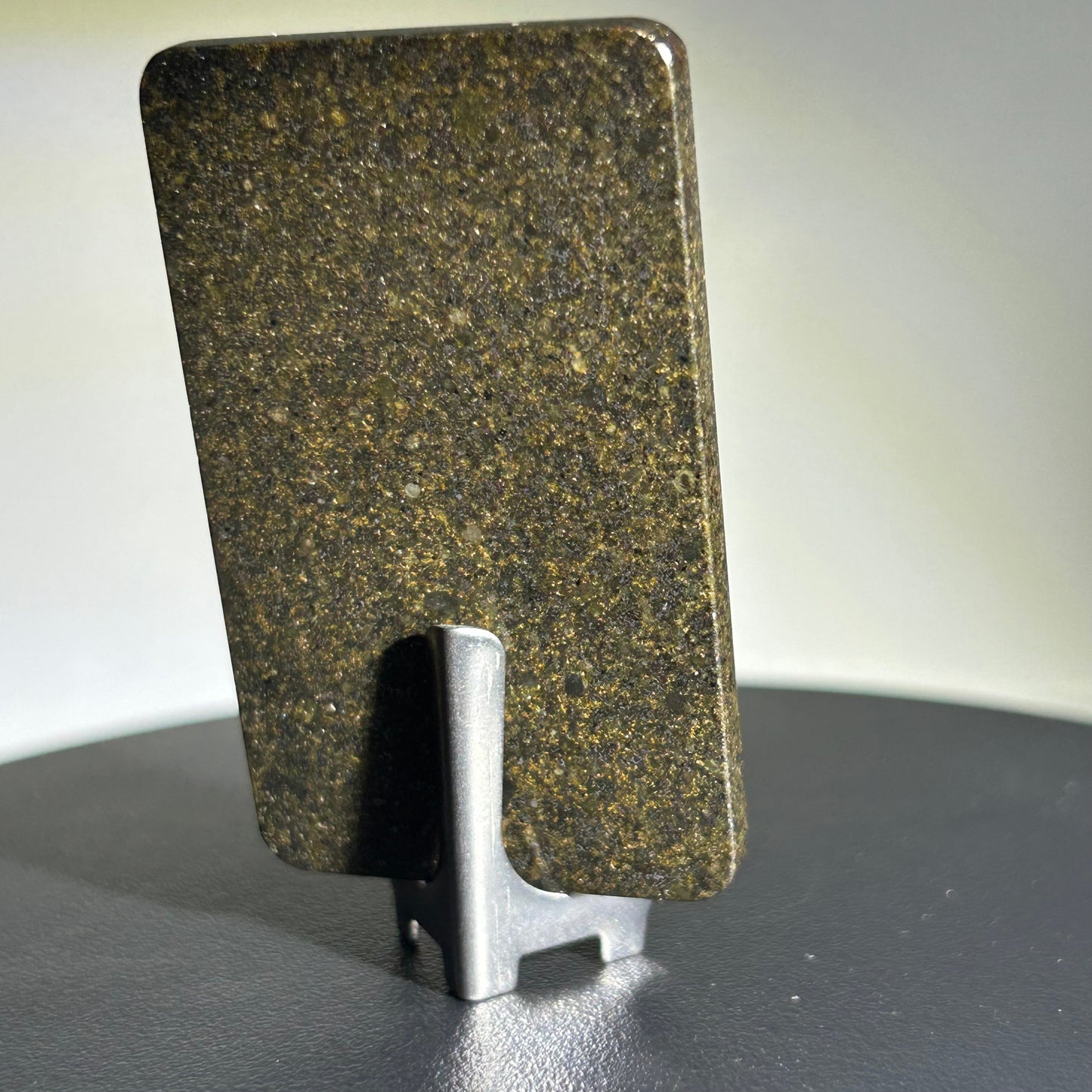 Authentic NWA 16419 Chondrite Meteorite Plaque
