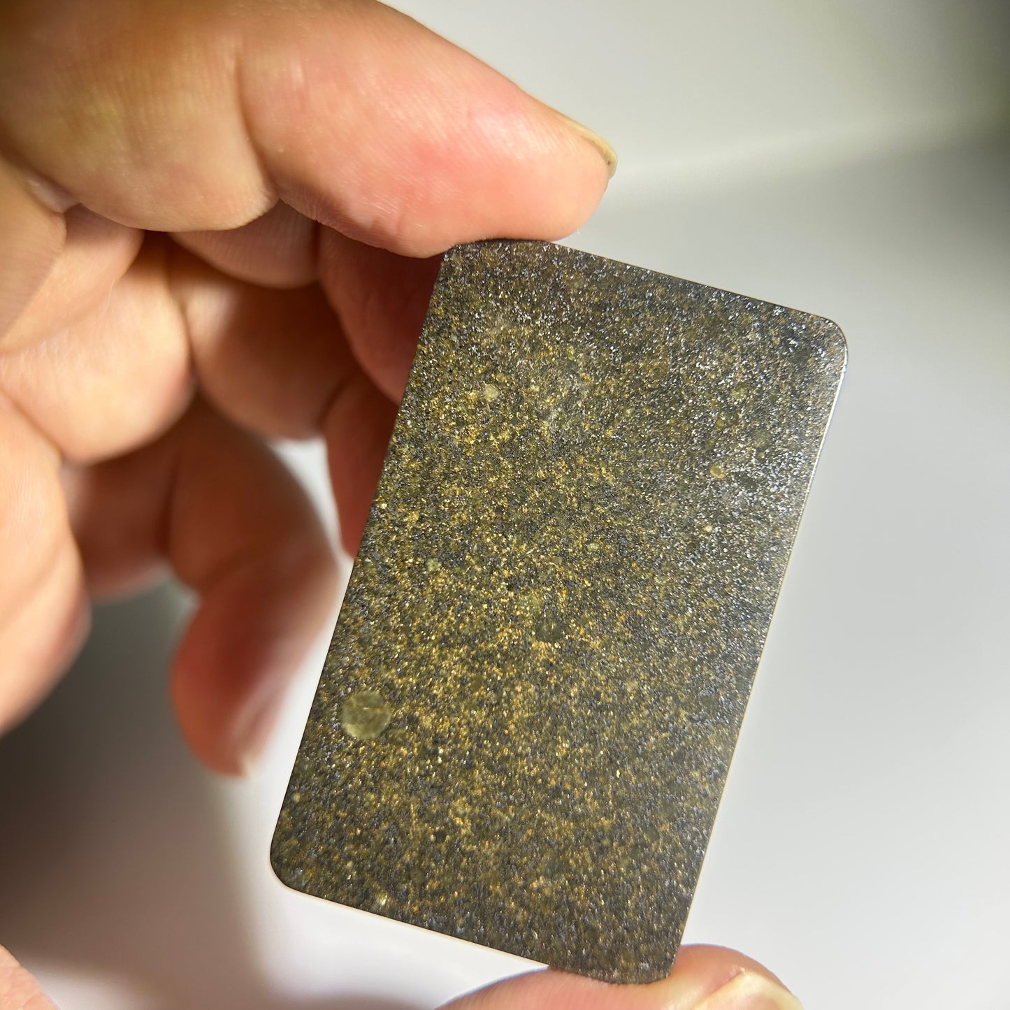 Authentic NWA 16419 Chondrite Meteorite Plaque