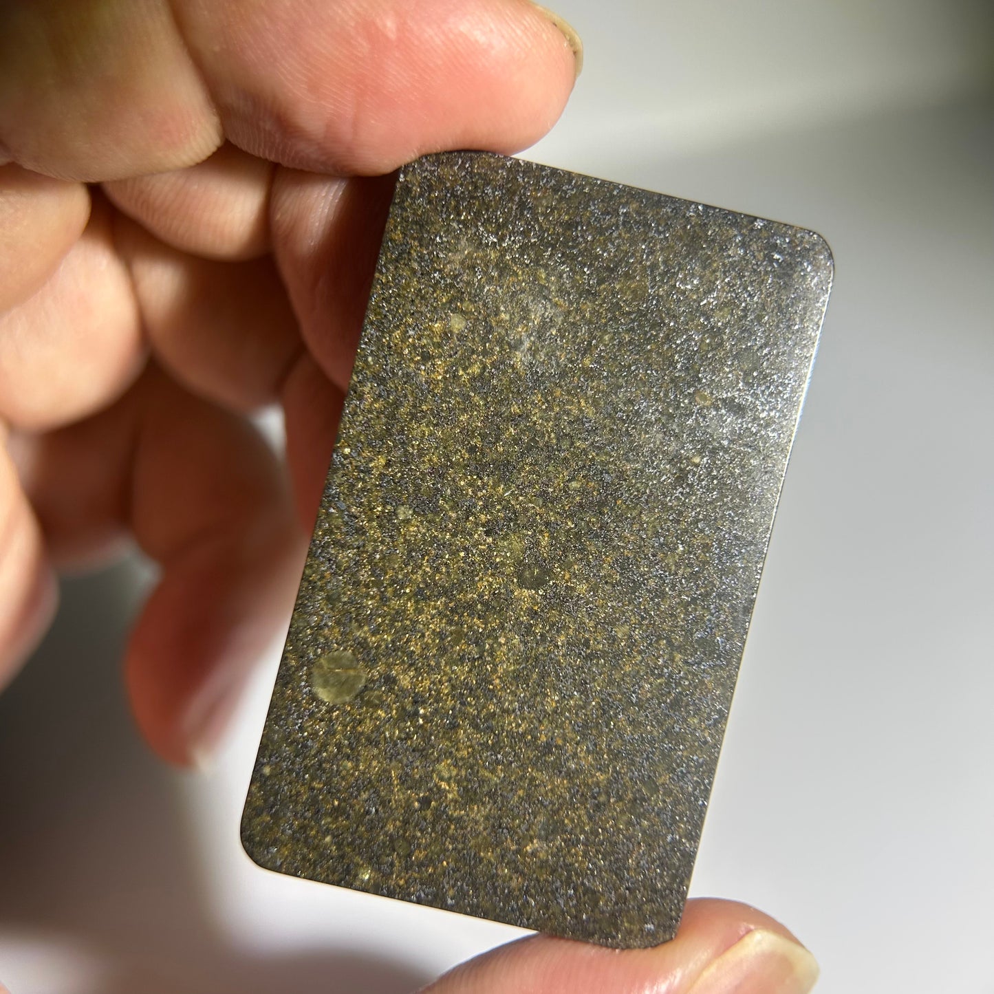 Authentic NWA 16419 Chondrite Meteorite Plaque