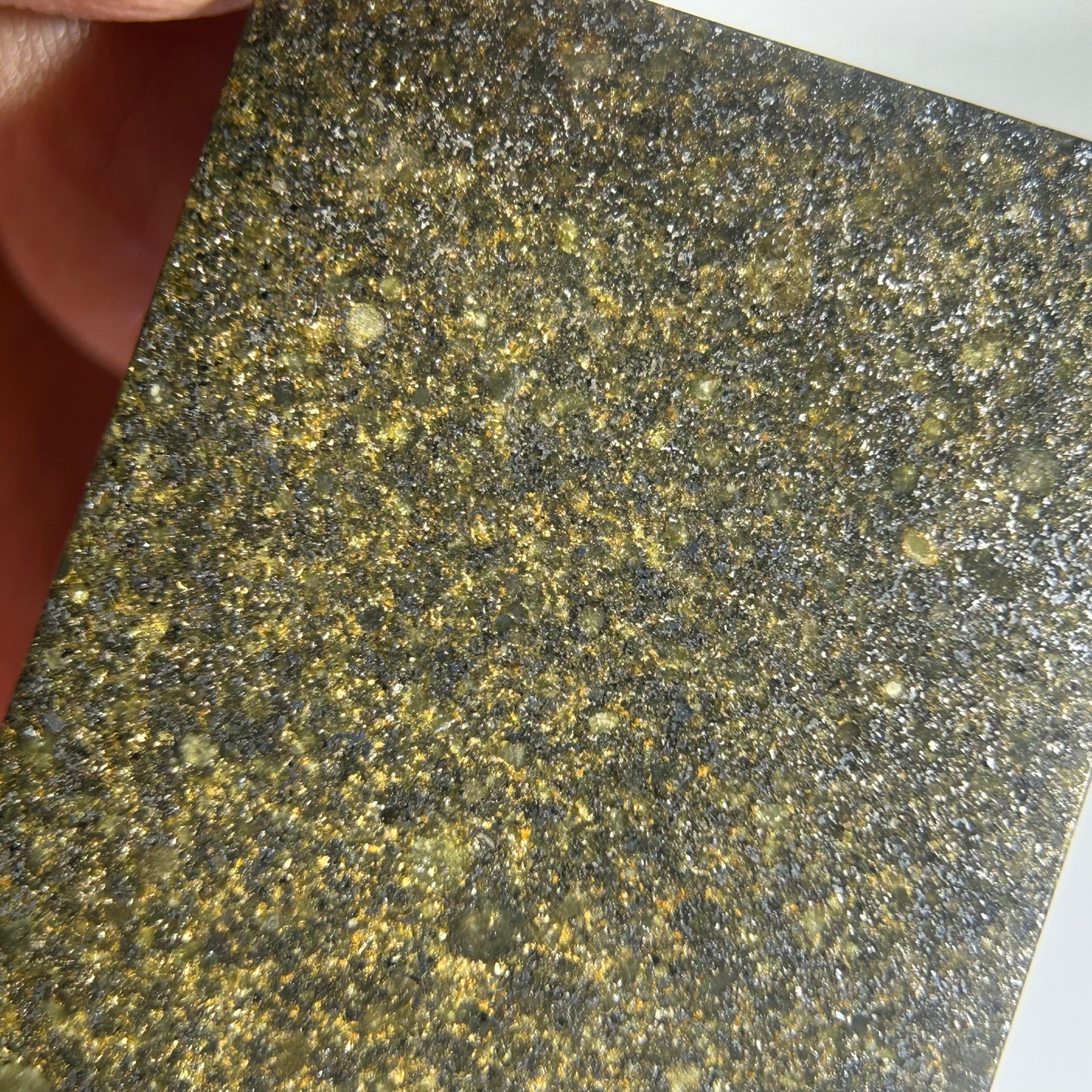 Authentic NWA 16419 Chondrite Meteorite Plaque