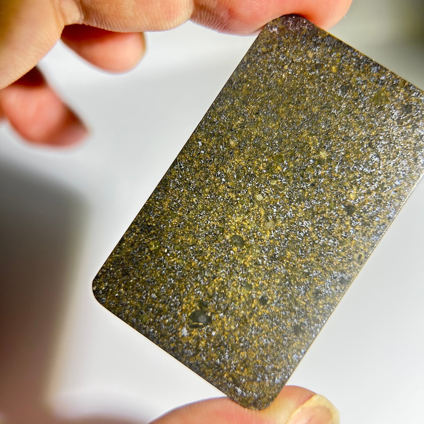 Authentic NWA 16419 Chondrite Meteorite Plaque
