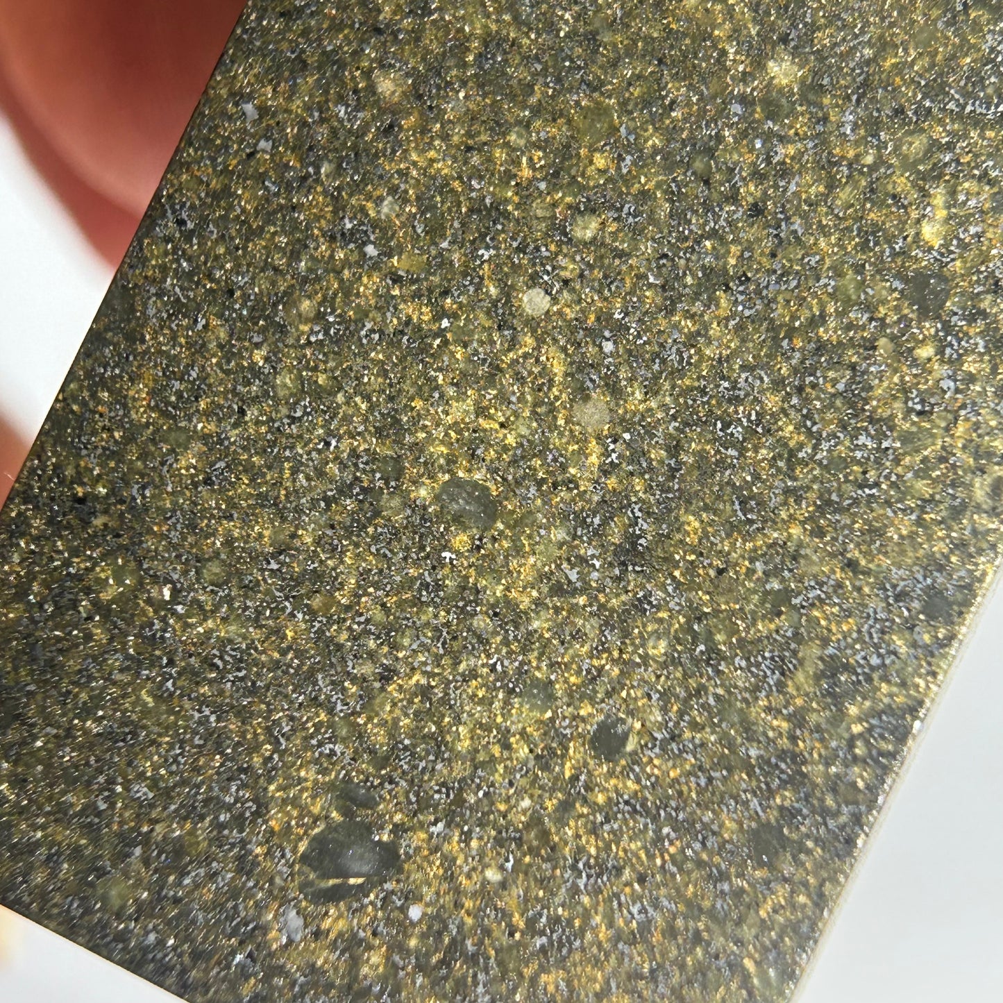 Authentic NWA 16419 Chondrite Meteorite Plaque