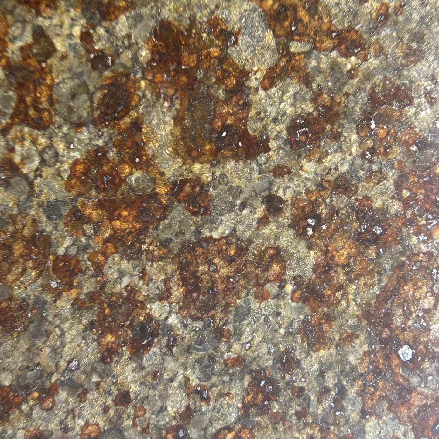 Authentic NWA 869 Chondrite Meteorite Plaque | Real Space Rock | Meteorite Specimen | The Big Dipper Inlay | 40×60×5mm | Gift‑Ready + COA
