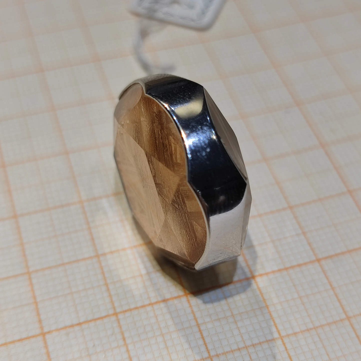 Colgante Redondo Chapado en Plata de Meteorito de Hierro Muonionalusta Genuino - Joyería de Meteorito Sanador Muonionalusta de 10-50mm