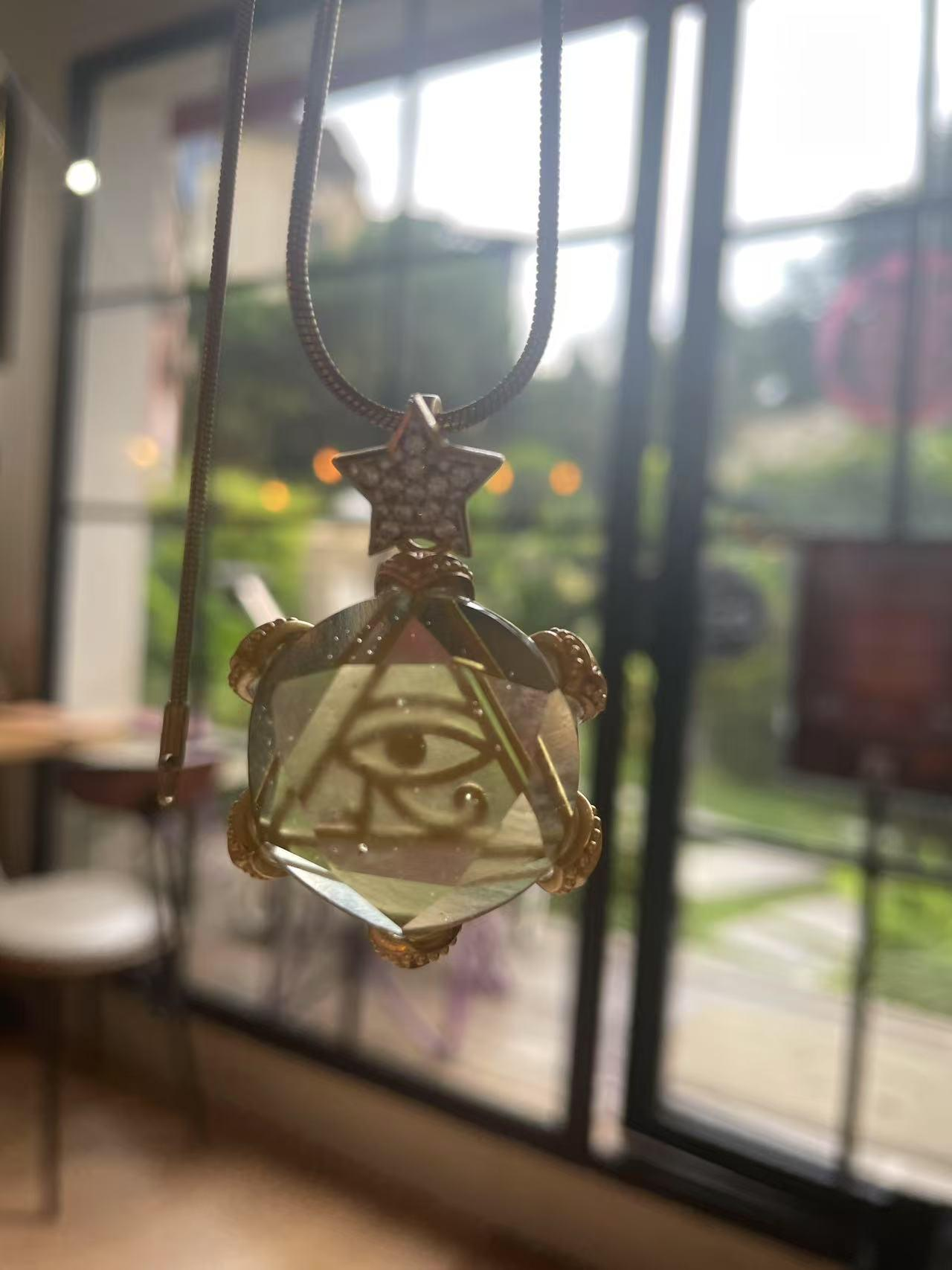 Eye of Horus Libyan Desert Glass Necklace