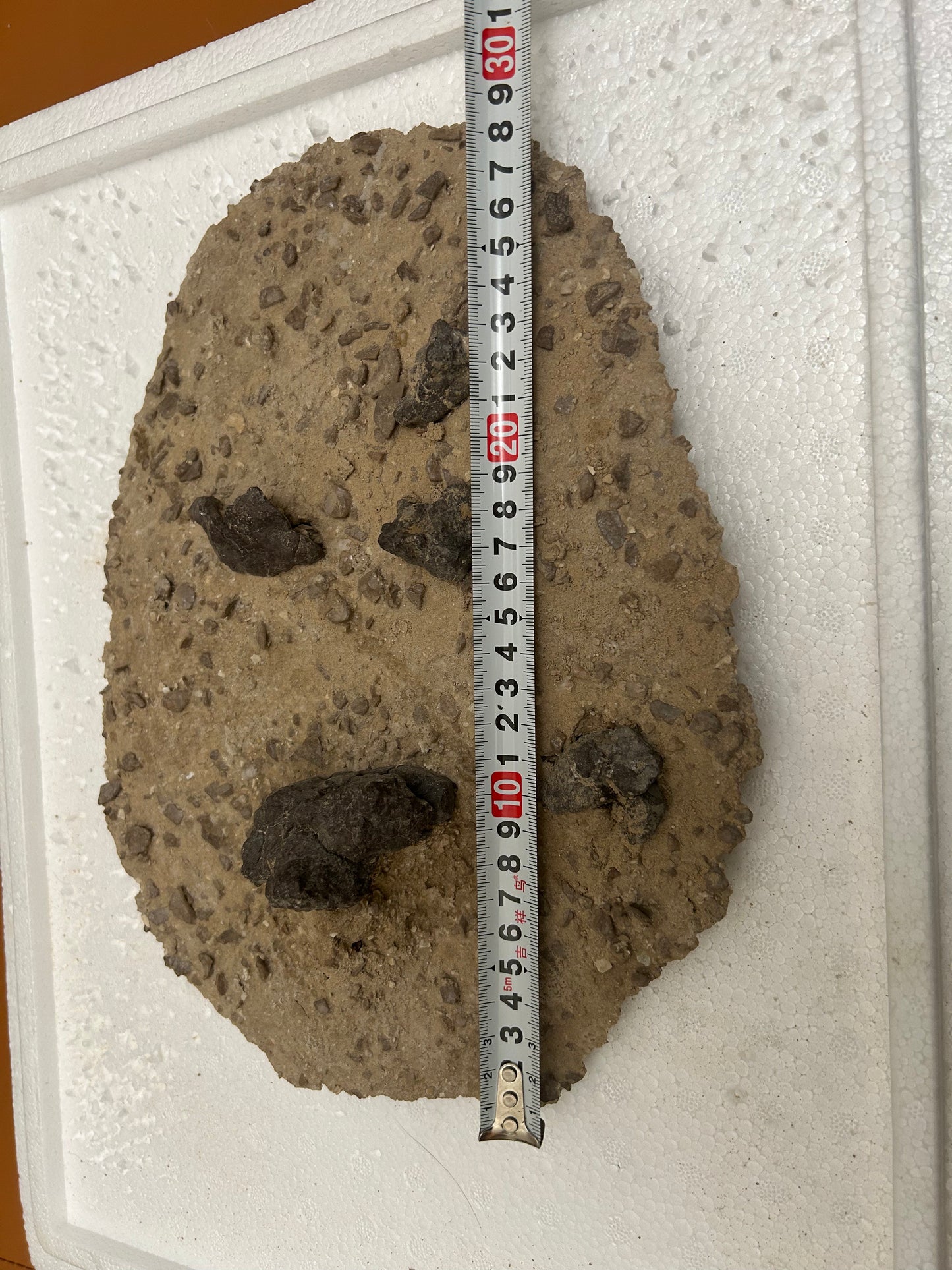 Authentic Meteorite Scatter Field Display Specimen, Meteorite Crater from Qinghai, China