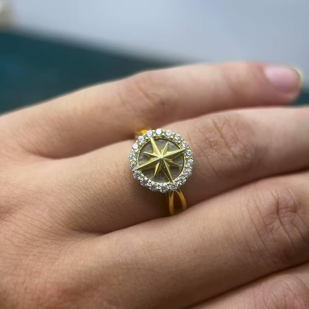 Meteorite Jewelry, Muonionalusta Meteorite Band Ring, Meteorite Ring, Meteorite Accessories,Star, Hexagram meteorite rings,Wedding rings