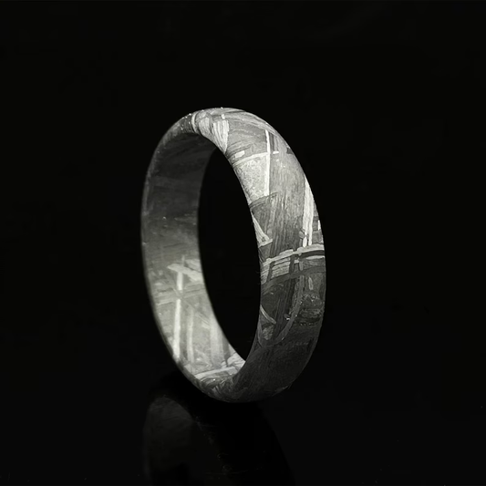 Meteorite Jewelry, Muonionalusta Meteorite Band Ring, Meteorite Ring, Meteorite Accessories,Men's and women's ring, meteorite wedding rings