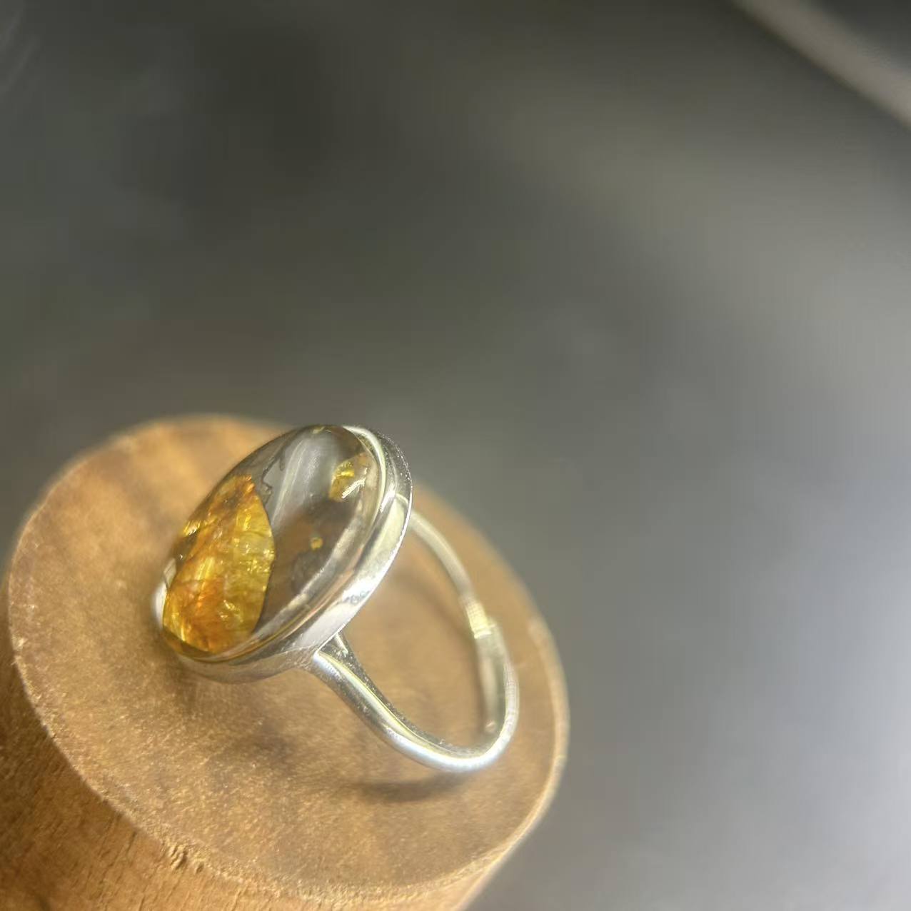 Top Quality Sericho Pallasite Meteorite Ring: Sterling Space Gem, Cosmic Wedding Band, Christmas gift