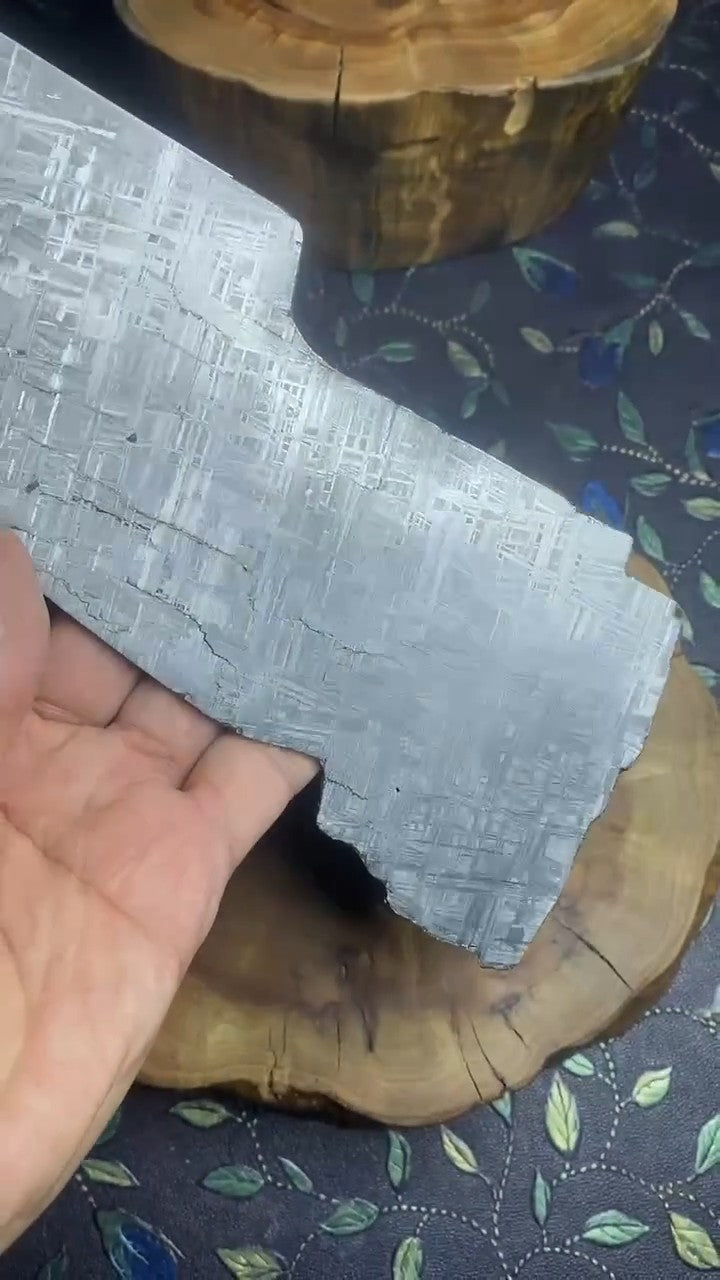 The Best Etched Muonionalusta meteorite/Meteorite Specimen/Meteorite Slice/Meteorite Chip/Meteorite Fragment