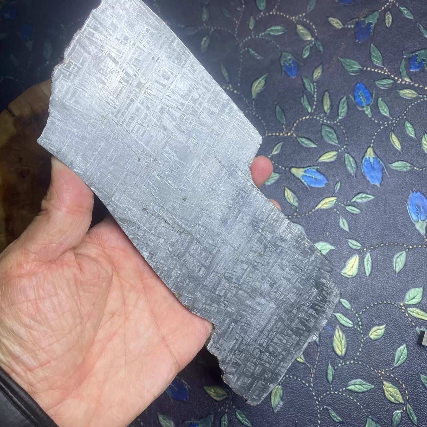The Best Etched Muonionalusta meteorite/Meteorite Specimen/Meteorite Slice/Meteorite Chip/Meteorite Fragment