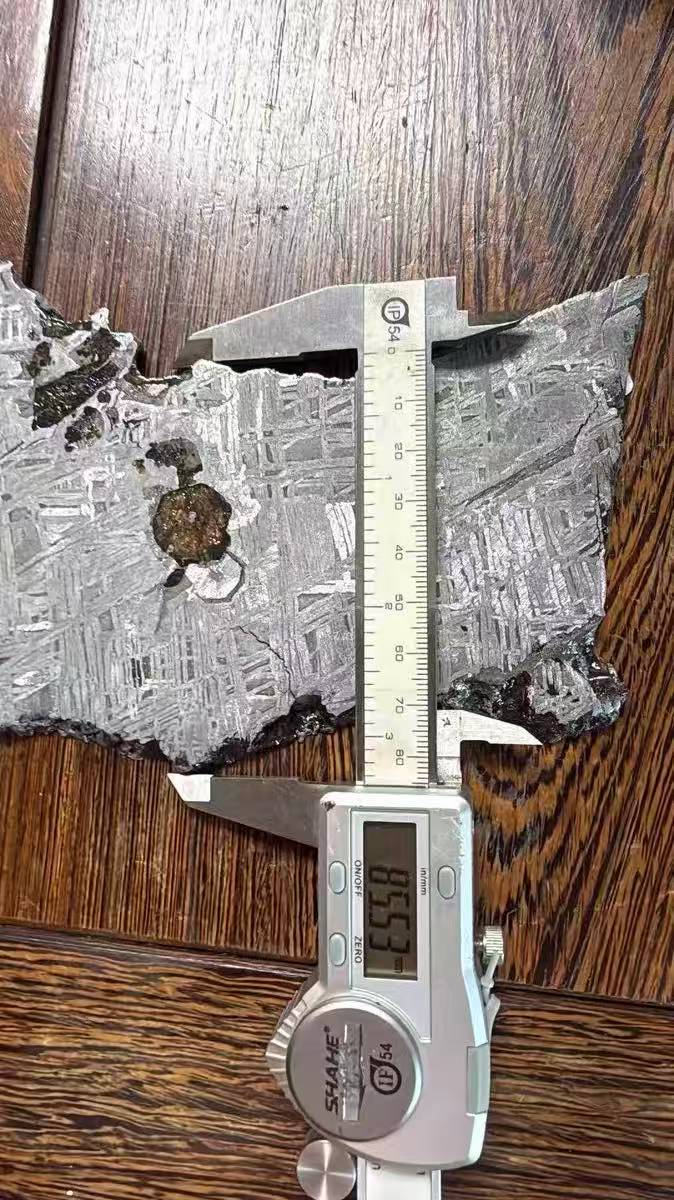 Last Known Aletai Pallasite Slice (“Allah’s Tear”) — 510g Polished Meteorite with Gem-Quality Olivine | Museum-Grade