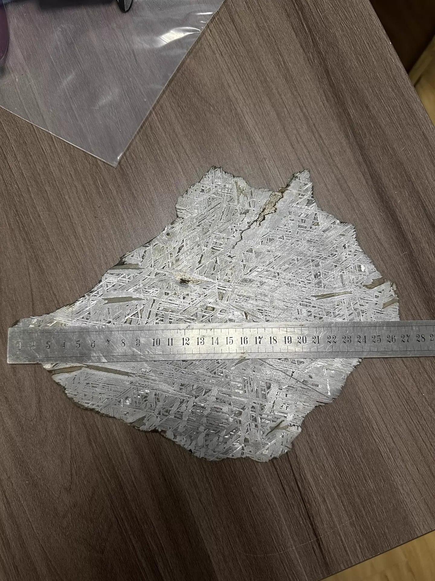 490g アルタイ鉄隕石／隕石標本／隕石スライス／隕石石／クリスタル隕石／隕石チップ／隕石破片
