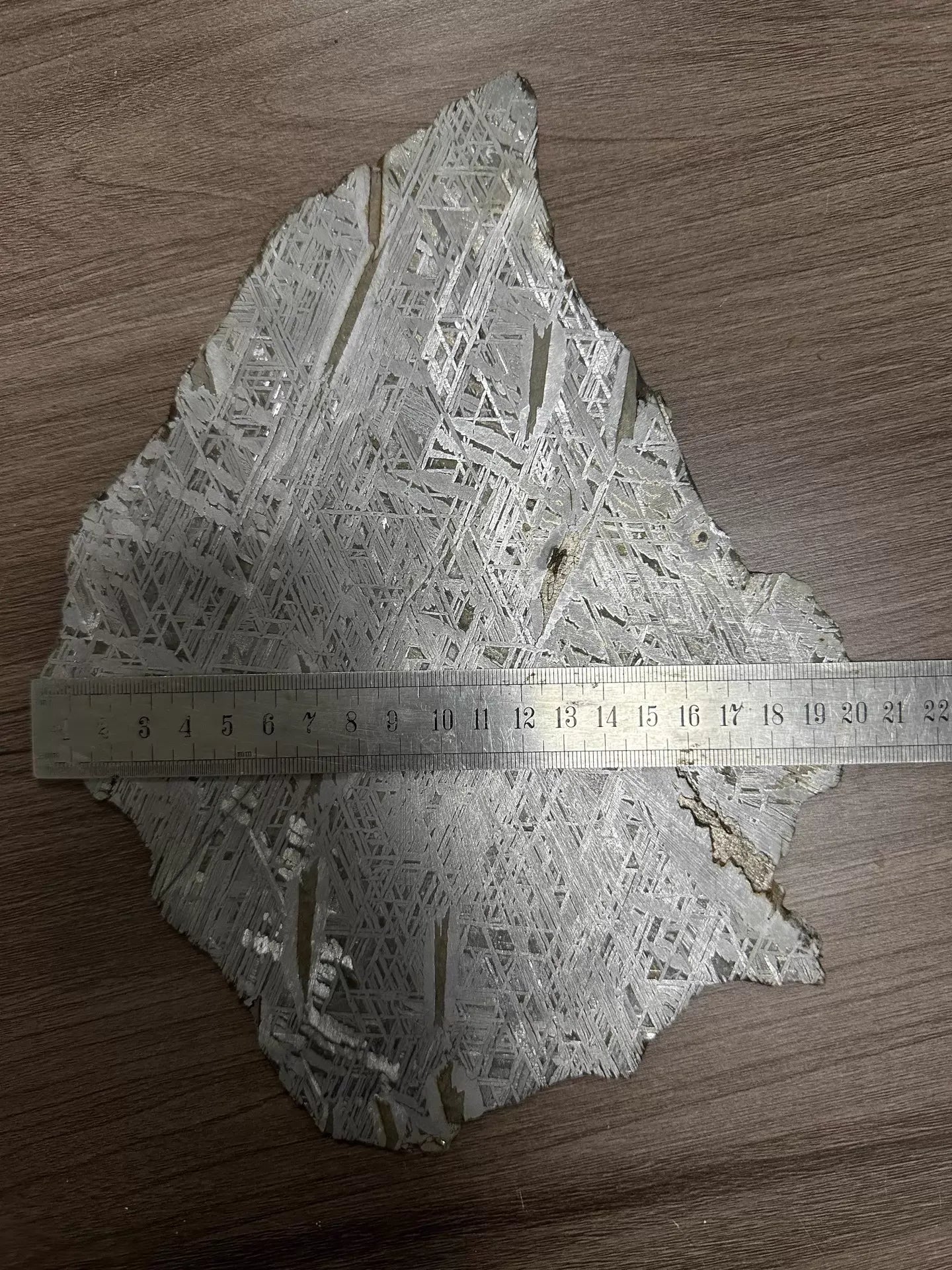 490g アルタイ鉄隕石／隕石標本／隕石スライス／隕石石／クリスタル隕石／隕石チップ／隕石破片