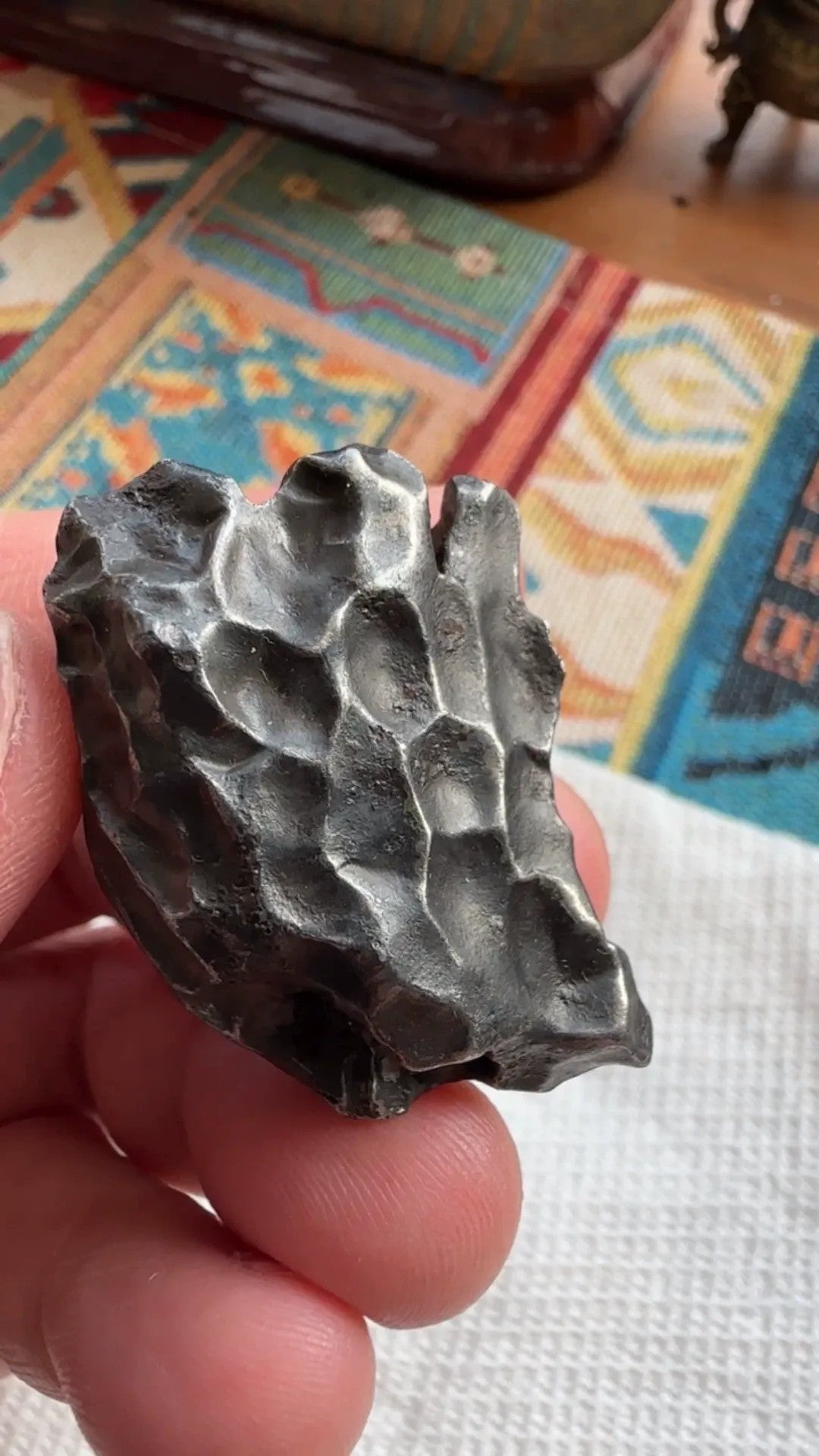 58g 100% Natural Sikhote Alin Iron Meteorite Oriented Meteorite -A Meseum Class Meteorite
