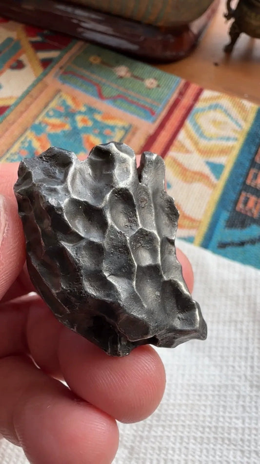 58g 100% Natural Sikhote Alin Iron Meteorite Oriented Meteorite -A Meseum Class Meteorite