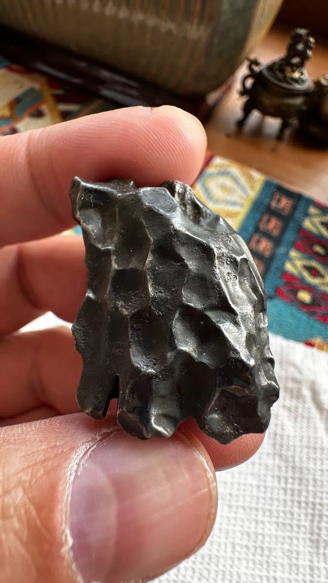 58g 100% Natural Sikhote Alin Iron Meteorite Oriented Meteorite -A Meseum Class Meteorite