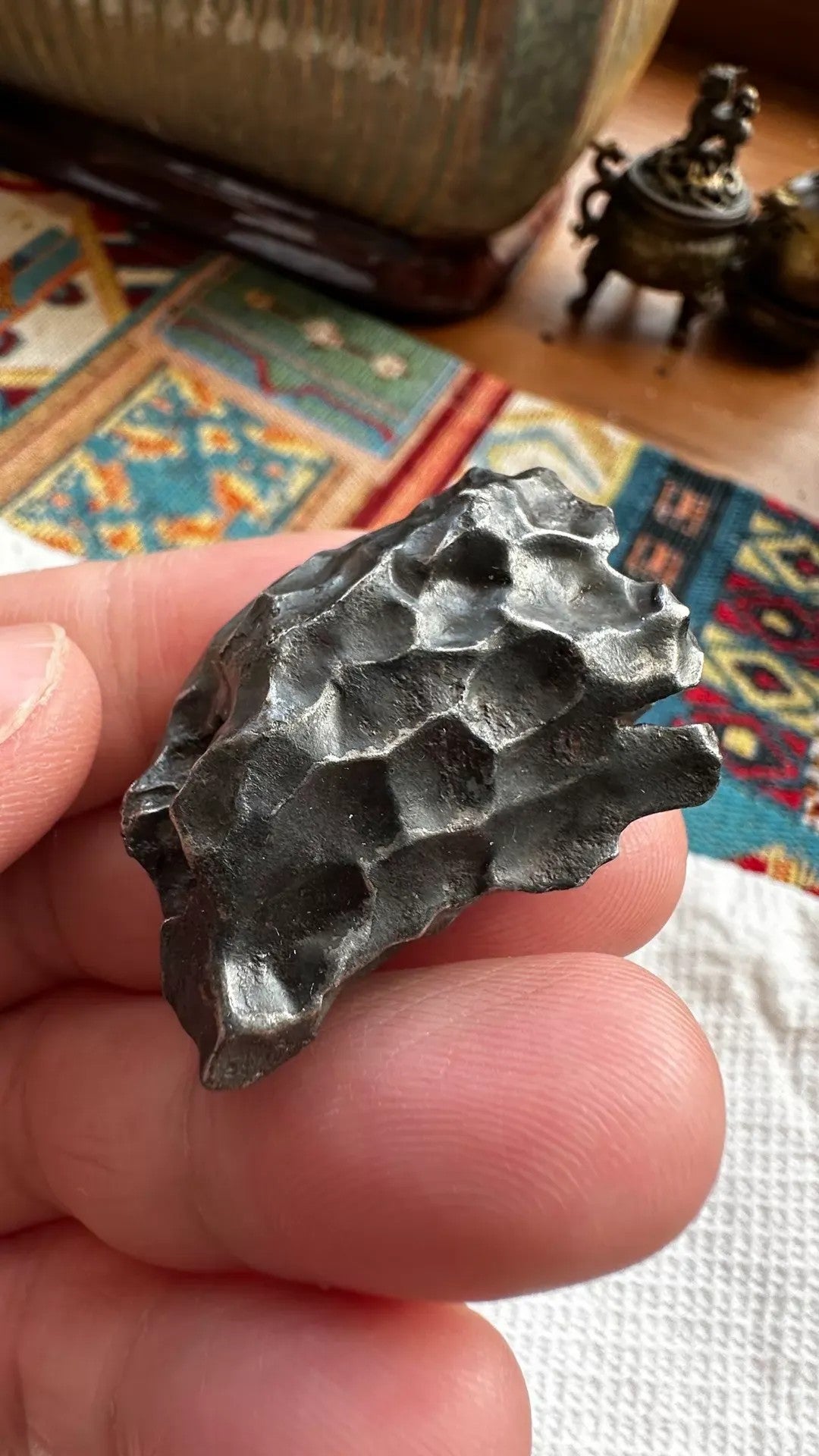 58g 100% Natural Sikhote Alin Iron Meteorite Oriented Meteorite -A Meseum Class Meteorite