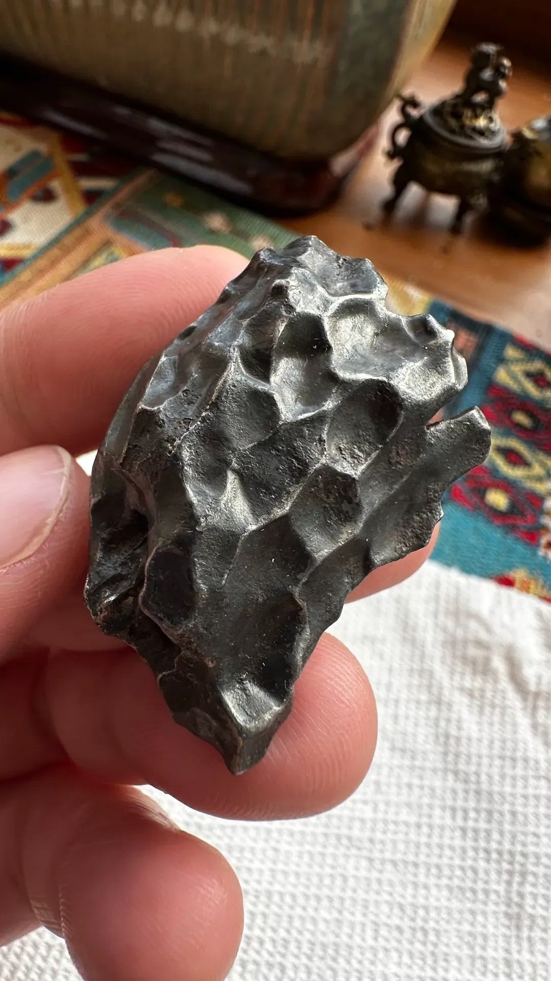 58g 100% Natural Sikhote Alin Iron Meteorite Oriented Meteorite -A Meseum Class Meteorite