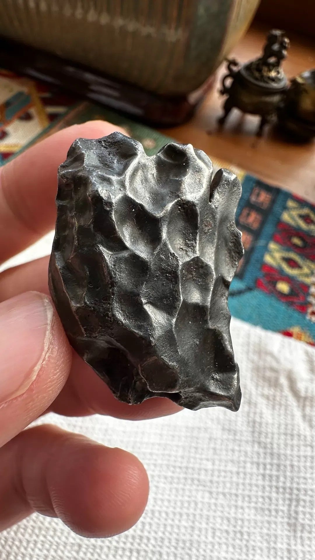 58g 100% Natural Sikhote Alin Iron Meteorite Oriented Meteorite -A Meseum Class Meteorite