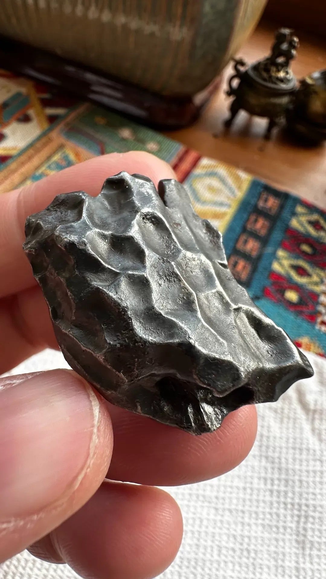 58g 100% Natural Sikhote Alin Iron Meteorite Oriented Meteorite -A Meseum Class Meteorite