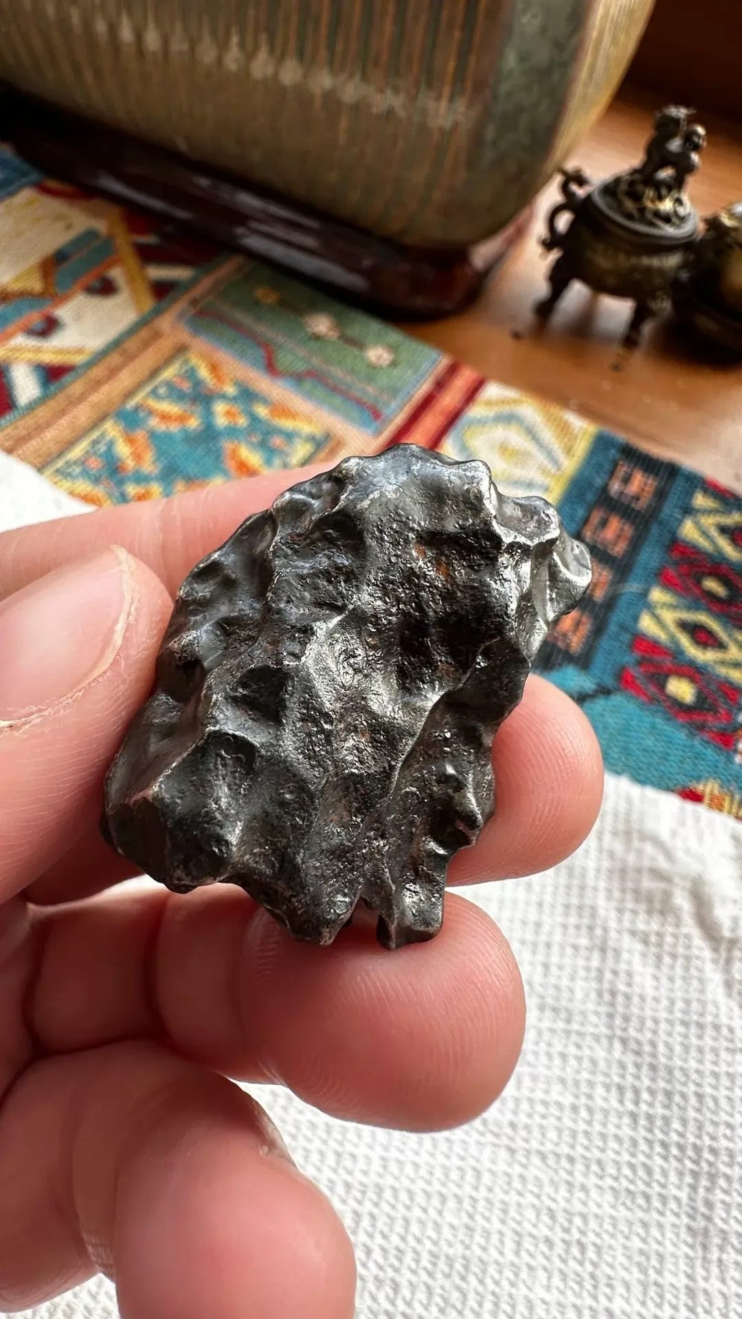 58g 100% Natural Sikhote Alin Iron Meteorite Oriented Meteorite -A Meseum Class Meteorite