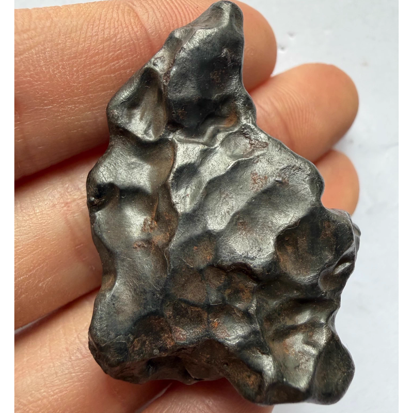 100% Natural Sikhote Alin Iron Meteorite Oriented Meteorite -A Meseum Class Meteorite 45 Grams