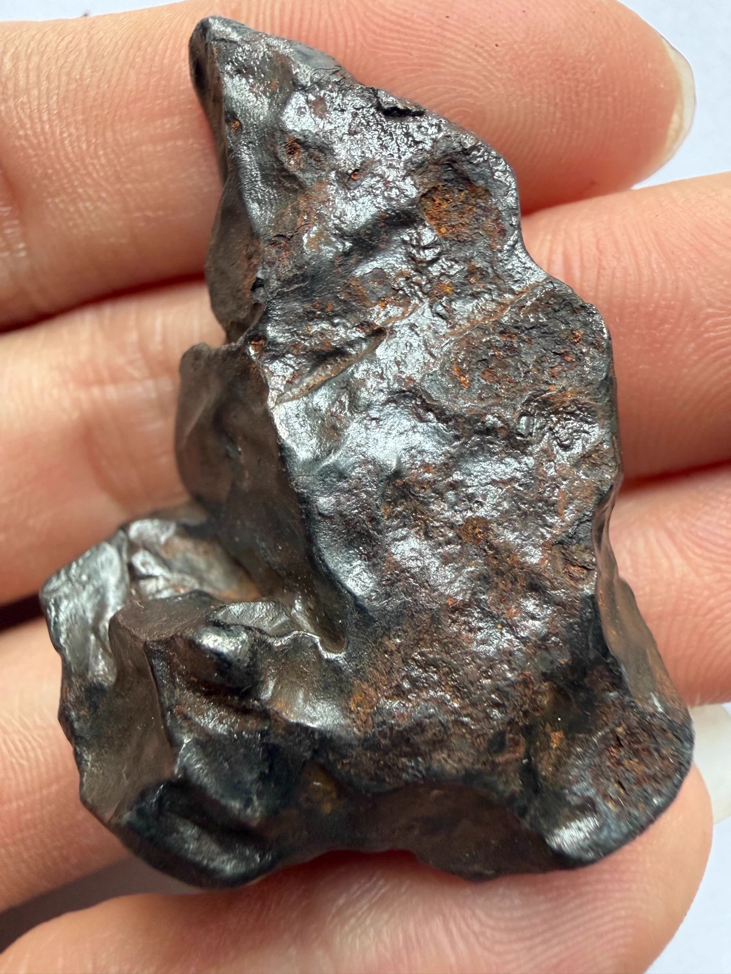 100% Natural Sikhote Alin Iron Meteorite Oriented Meteorite -A Meseum Class Meteorite 45 Grams