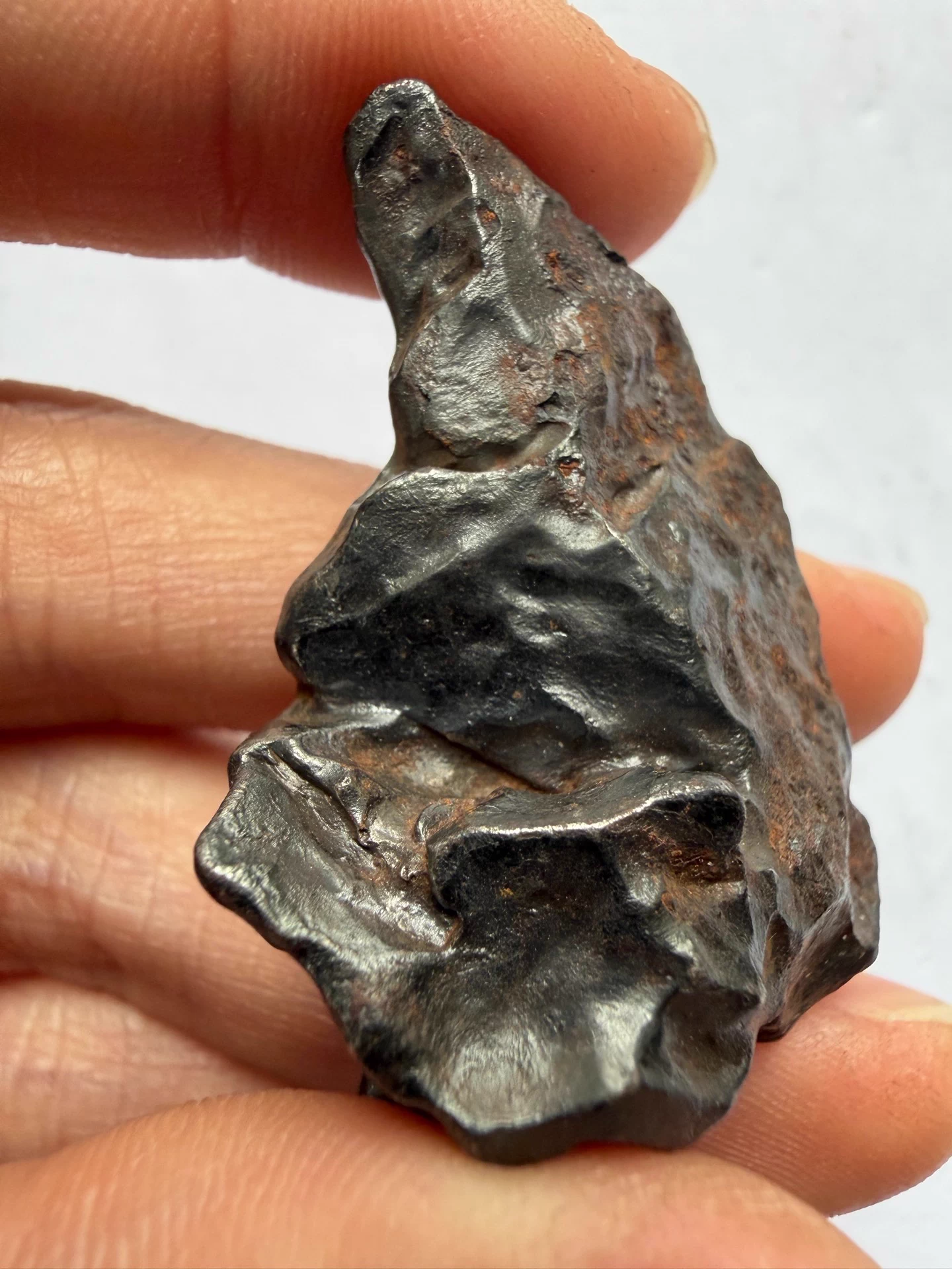 100% Natural Sikhote Alin Iron Meteorite Oriented Meteorite -A Meseum Class Meteorite 45 Grams