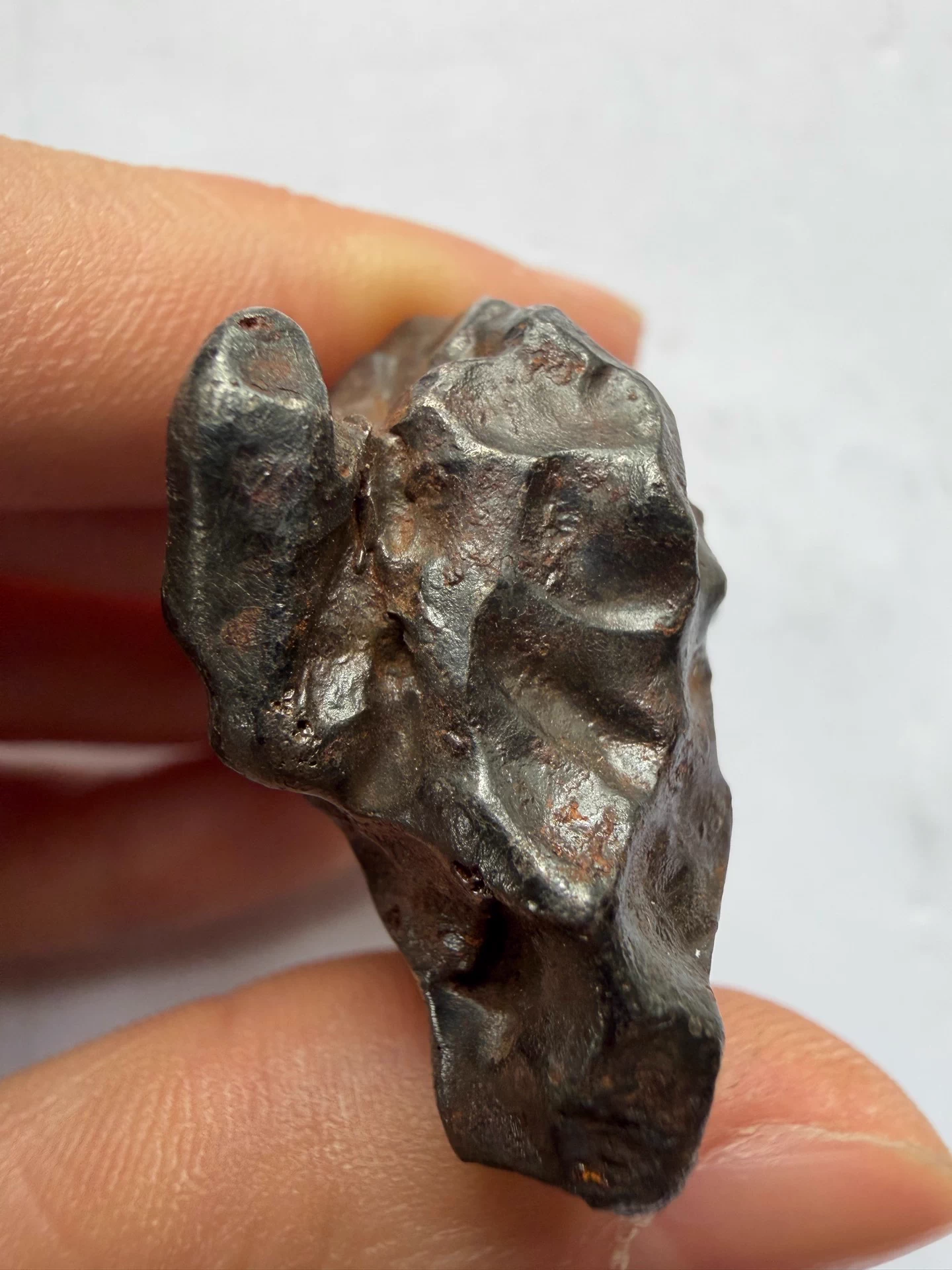 100% Natural Sikhote Alin Iron Meteorite Oriented Meteorite -A Meseum Class Meteorite 45 Grams