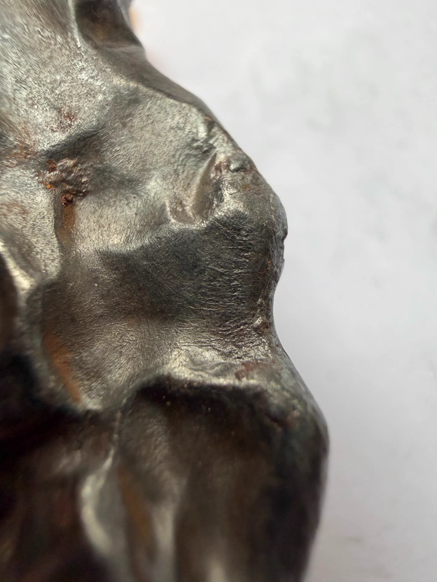 100% Natural Sikhote Alin Iron Meteorite Oriented Meteorite -A Meseum Class Meteorite 45 Grams