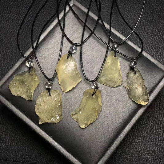 High End Libyan Desert Glass Scarab Talisman: A 29-Million-Year Cosmic Gift